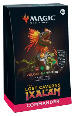 Wizards Of The Coast MTG: The Lost Caverns Of Ixalan Commander Decks -Board Games Store MTGLCI EN CmndrOtrBx 04 01