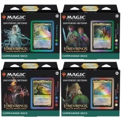 MTG: The Lord Of The Rings: Tales Of Middle-Earth Commander: All 4 Decks